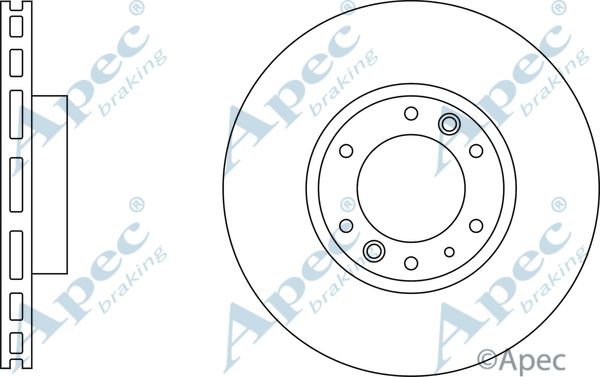 APEC BRAKING Bremžu diski DSK3009